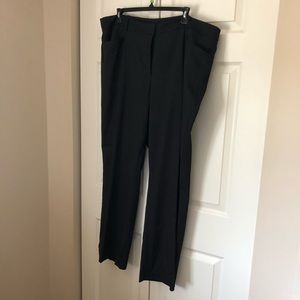 Lane Bryant Trousers Black w/white pinstripes